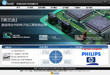 科慧設計 深圳網站建設的專業電子加工網站設計與制作方案